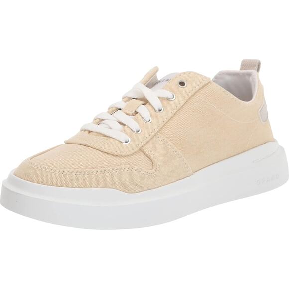 Cole Haan Women Low Top Lace Up Sneakers GrandPro Rally Size US 5B Shortbread - Picture 1 of 6